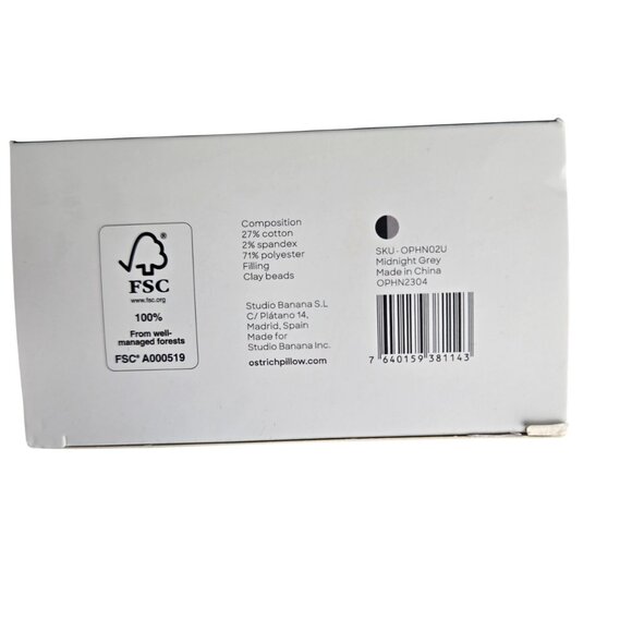 Ostrichpillow Neck Wrap Pain Relief Heating Pad Microwavable NEW in box - Picture 3 of 5